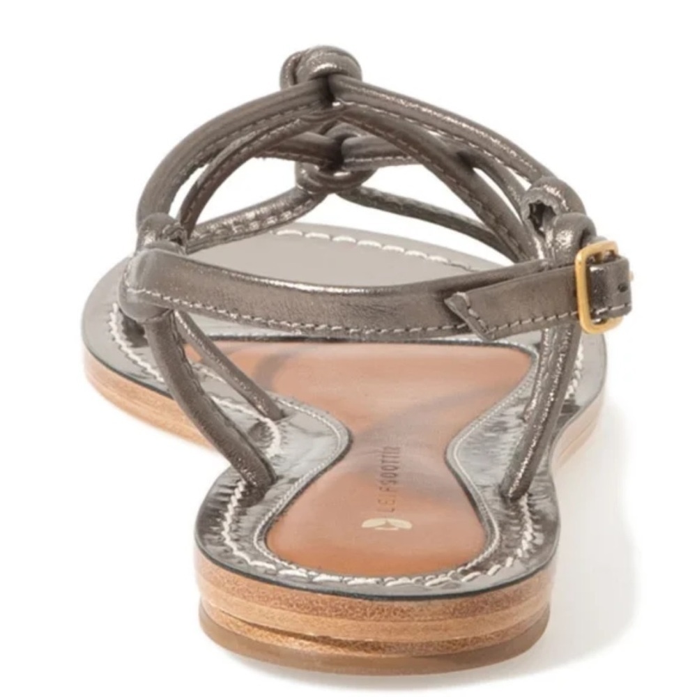 Leifsdottir Metallic Gray Sandals - Picture 4 of 7